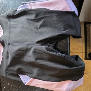 Black and Purple Athletic Leggings
